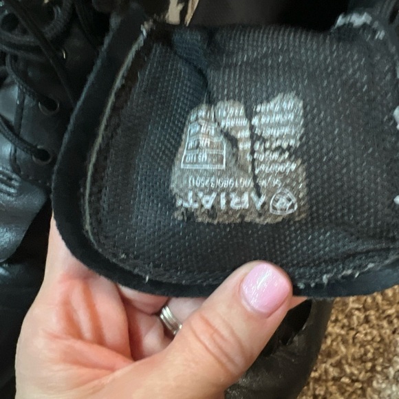 Ariat Heritage LaceUp Boot Size 12D Black Leather - Picture 11 of 11